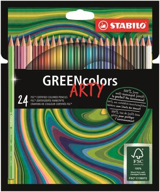 Stabilo GREENcolors 24er Etui „ARTY"