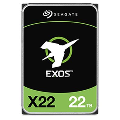 Seagate Exos X22 22TB HDD SATA 6Gb/s 7200RPM 256MB cache 8,89cm 3,5Zoll 512e/4KN
