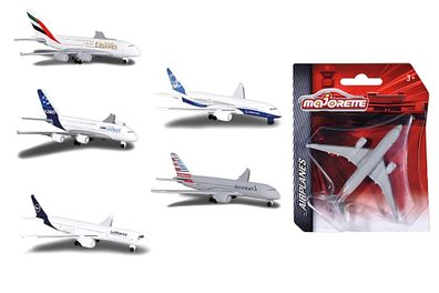 Flugzeug mit Lizenzmotiv 13cm, 5fach sortiert - Spielzeugflugzeug