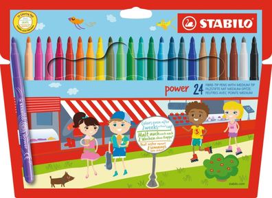 Stabilo power 24er Etui 3168070280245