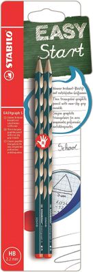Stabilo EASYgraph S R HB petrol 2er Blister
