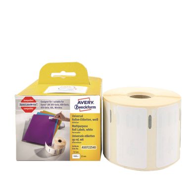 Zweckform Rollenetiketten 32x57mm weiß AS0722540 ablösbar
