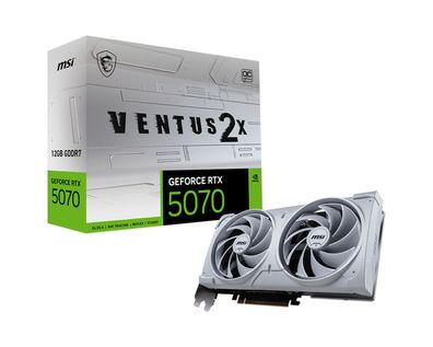 MSI GeForce RTX5070 VENTUS 2X OC White, GeForce RTX 5070, 12 GB, GDDR7, 192 Bit... ->