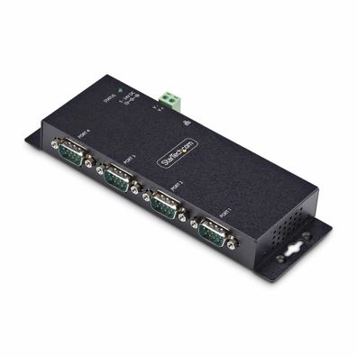 StarTech 4P Serial to Ethernet Adapter, IP LAN to RS232 DB9 Converter