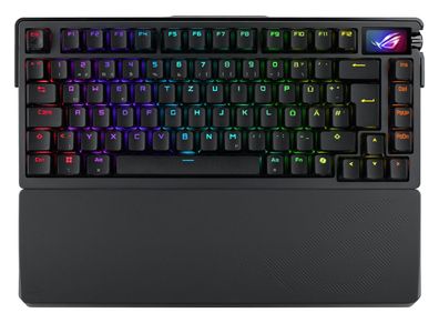 ASUS ROG Azoth Extreme - Tastatur - 75% - mit OLED-Display - backlit - kabellos - 2.4