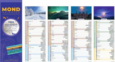 ALPHA 104154 Mondkalender - 15 x 42 cm