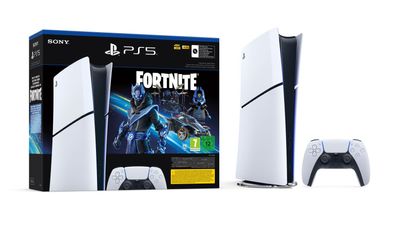 Sony Playstation 5 Digital Edition Fortnite, PlayStation 5, Schwarz, Weiß, 16000 MB,