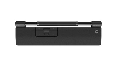 Contour RollerMouse Pro - Zentrale Maus - mit schmaler Armauflage und veganem Leder