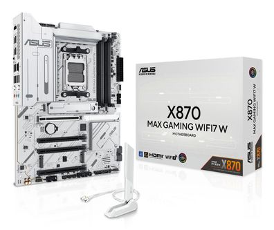 MB ASUS X870 MAX GAMING WIFI7 W (AMD, M5, DR5, TX)