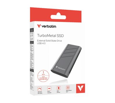 Verbatim TurboMetal SSD USB4 1TB, 1 TB, USB Typ-C, USB4 Gen 2x2, 3700 MB/s, 40 ... ->