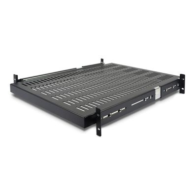StarTech 2HE ausziehbarer Rack-Fachboden belüftet - 22.7kg - 19 Serverschrank Rack-Sh