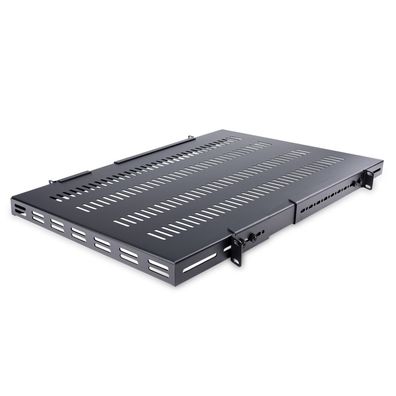 StarTech Server Rack Shelf - 1U - Adjustable Mount Depth - Heavy Duty - Rack - Regal