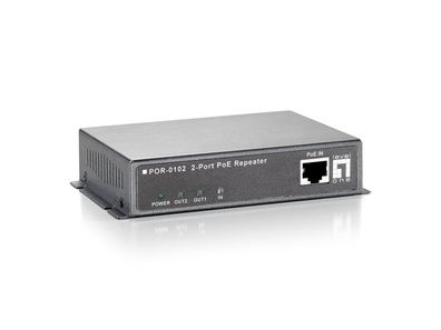 LevelOne POR-0102 2-Port PoE Repeater - Repeater