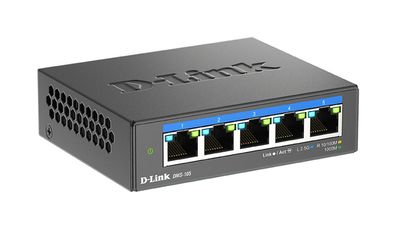 D-Link DMS 105 - Switch - unmanaged - 5 x 10/100/1000/2.5G
