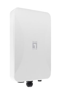 LevelOne AX3000 Dual Band Wi-Fi 6 Outdoor PoE WLAN Access Point, omnidirektional, 2,4