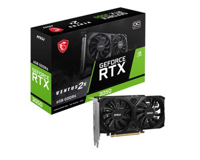 RTX 3050 6GB MSI VENTUS 2E E OC GDDR6