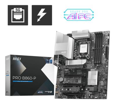PRO B860-P tbd / Intel / B860 / tbd / 1x DP, 1x HDMI