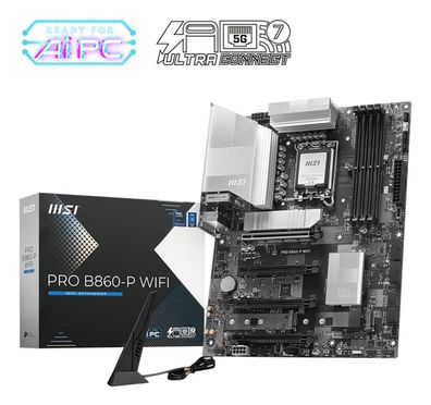 PRO B860-P WIFI, Mainboard silber