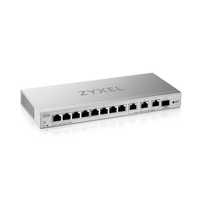 ZyXEL XGS1250-12 - Switch - managed - 8 x 10/100/1000 + 3 x 1/2.5/5/10GBase-T + 1 x 1