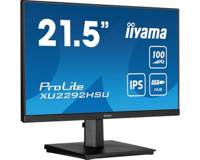 IIYAMA 54.5cm (21.5") XU2292HSU-B6 16:9 HDMI+DP+USB IPS bl