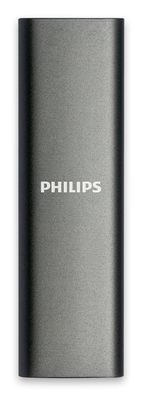 Philips FM02SS030P/00, 2 TB, USB Typ-C, 3.2 Gen 1 (3.1 Gen 1), 550 MB/s, Grau