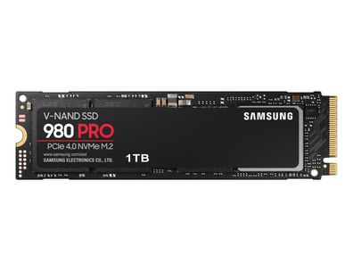 Samsung SSD 1TB M.2 PCI-E 980 PRO read/write:7000/5000, OPS:22T/60T