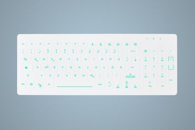 Cherry Hygiene Backlit Compact Keyboard with US - Tastatur - QWERTZ