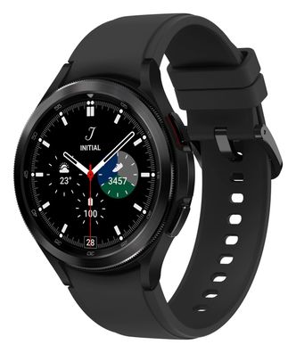 Samsung Galaxy Watch4 Classic - 46 mm - schwarz - intelligente Uhr mit Ridge Sport Ba