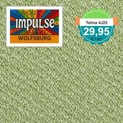 Vorwerk Telma 4J25 Teppichboden Schlinge 4 m breit - m² nur € 29,95
