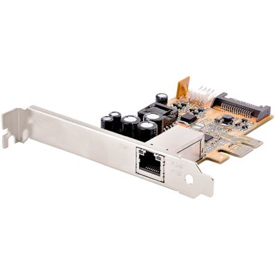 StarTech 1 Port 2.5Gbps PoE Network Card, PCIe Ethernet Card w/RJ45 Port, 30W 802.3at