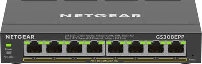 Netgear GS308EPP 8-Port Gb Eth PoE+ Smart Mgd Plus Switch