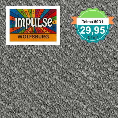 Vorwerk Telma 50D1 Teppichboden Schlinge 4 m breit - m² nur € 29,95