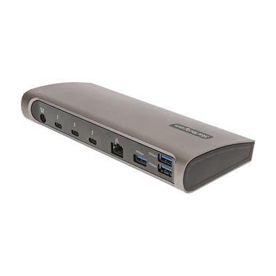 StarTech Thunderbolt 4 Dock, 96W Power Delivery, Single 8K/Dual Monitor 4K 60Hz, 3xTB
