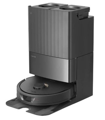 Roborock Qrevo MaxV, Beutellos, Schwarz, Rund, 63 dB, 0,33 l, 0,08 l