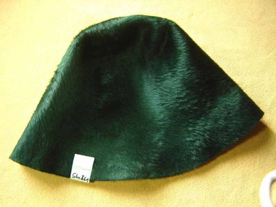 Hutstumpen Melousine Haar lang Stumpen dunkel grün 80 gr Ü 52cm Rd 80 cm Stu861
