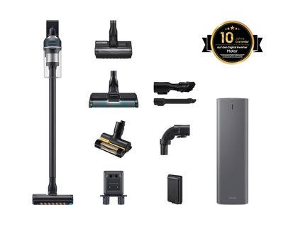 Samsung VS20C85G4PB/WD, Jet 85 CompleteClean Plus mit Clean Station, 2-in-1-Stabstaub