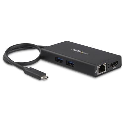 StarTech USB-C Multiport Adapter - USB-C Tragbare Docking station mit 4k HDMI - 60W P