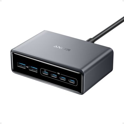 Anker Innovations Anker Prime - Netzteil - GaN - 200 Watt - 5 A - 6 Ausgabeanschlusss