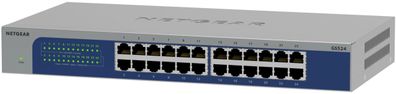 Netgear GS524v3 - Switch - 24 x 10/100/1000 - an Rack montierbar