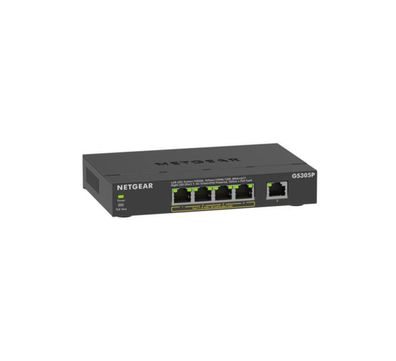 Netgear 300 Series GS305P - Version 3 - Switch - SOHO - unmanaged - 5 x 10/100/... ->