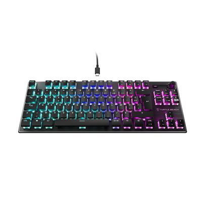 Turtle Beach Vulcan TKL, Kabelgebunden, USB, Mechanischer Switch, QWERTZ, RGB-LED, Sc