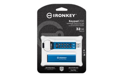 Kingston IronKey Keypad 200 - USB-Flash-Laufwerk