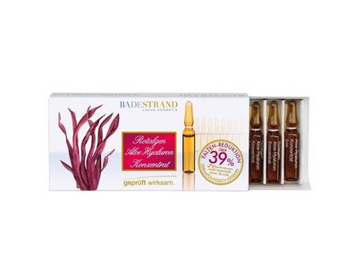 Badestrand Rotalgen Aloe Hyaluron Ampullen, 10 x 2 ml