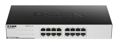 D-Link GO-SW-16G - Switch - unmanaged - 16 x 10/100/1000