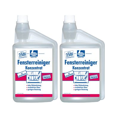 Dr. Becher Fensterreiniger Konzentrat Glasreiniger 2x 1 Liter