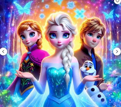 Panel Frozen Nr. 2 (50 cm x50 cm) verschiedene Motive Sommersweat