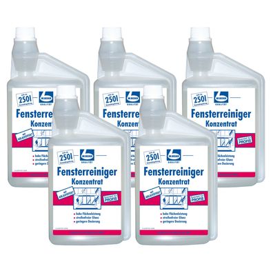 Dr. Becher Fensterreiniger Konzentrat Glasreiniger 5x 1 Liter