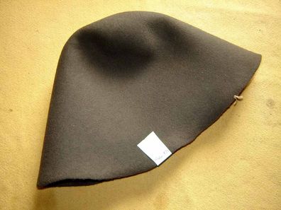 Hutstumpen Wollfilz Stumpen steingrün 90 gr Ü 48cm Rd 82cm Stu 823