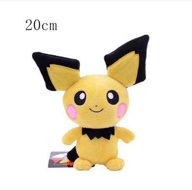 Pichu Pluschtier 20cm-Pokemon Kuscheltier-Weiches Spielzeug