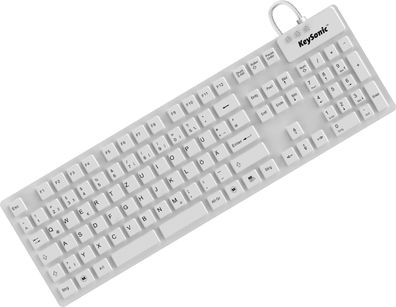 ICY BOX KeySonic KSK-8030 IN - Tastatur - USB - Deutsch